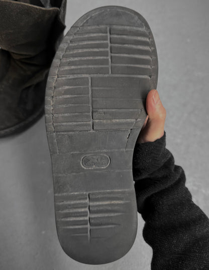 Rick Owens SS12 "NASKA" Laceless Brown Suede Hiking Boots