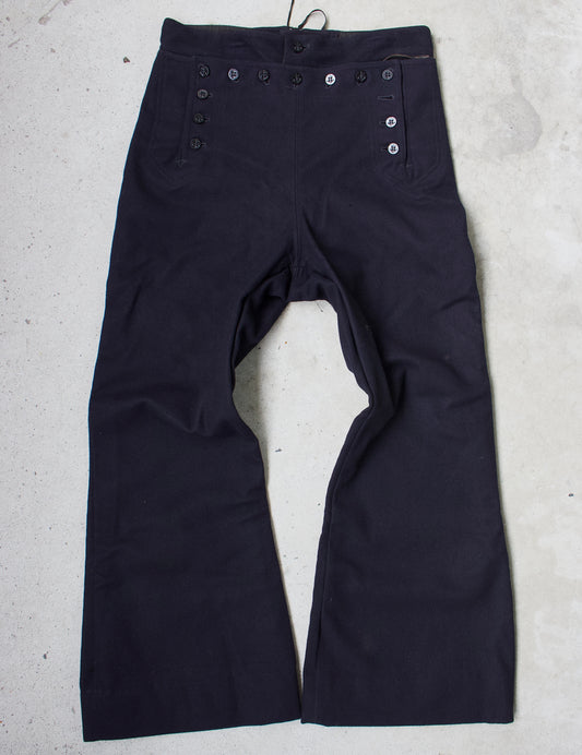 Vintage 40s Naval Clothing Bootcut Sailor Pants