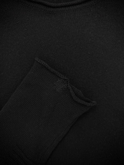 Lumen et Umbra 2010s Merino Wool Multi-Weave Knit Sweater detail | DRIEW GARMENTS