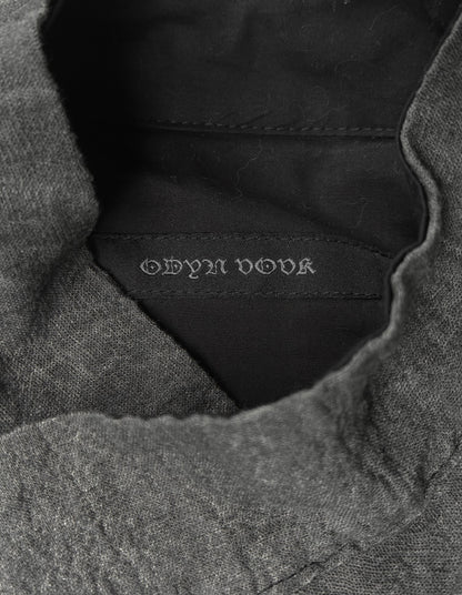 ODYN VOVK SS11 "FIVE" Double Layered Frayed Edge Buckle Cuff Shirt