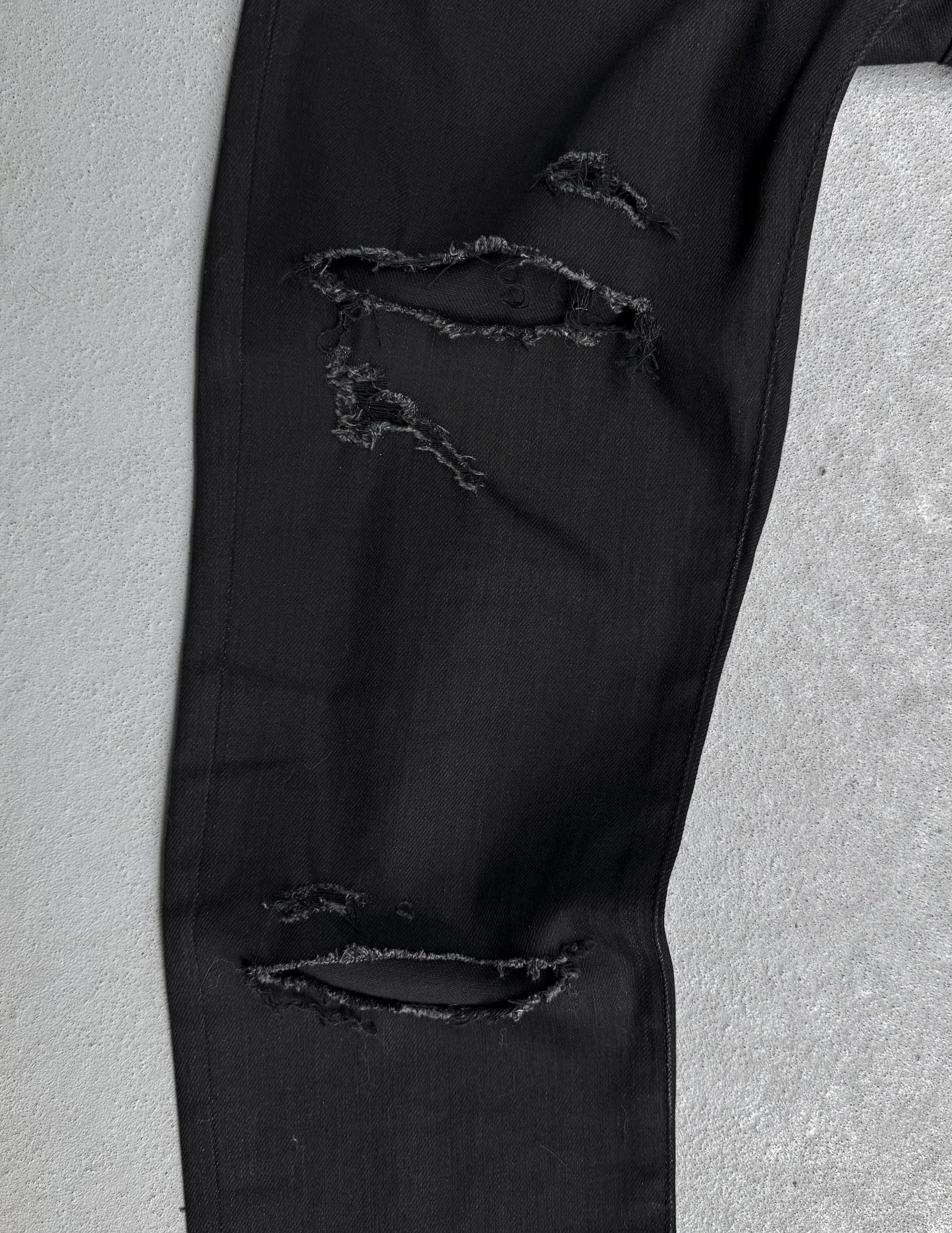 Saint Laurent Paris AW16 Distressed Crash Skinny Denim
