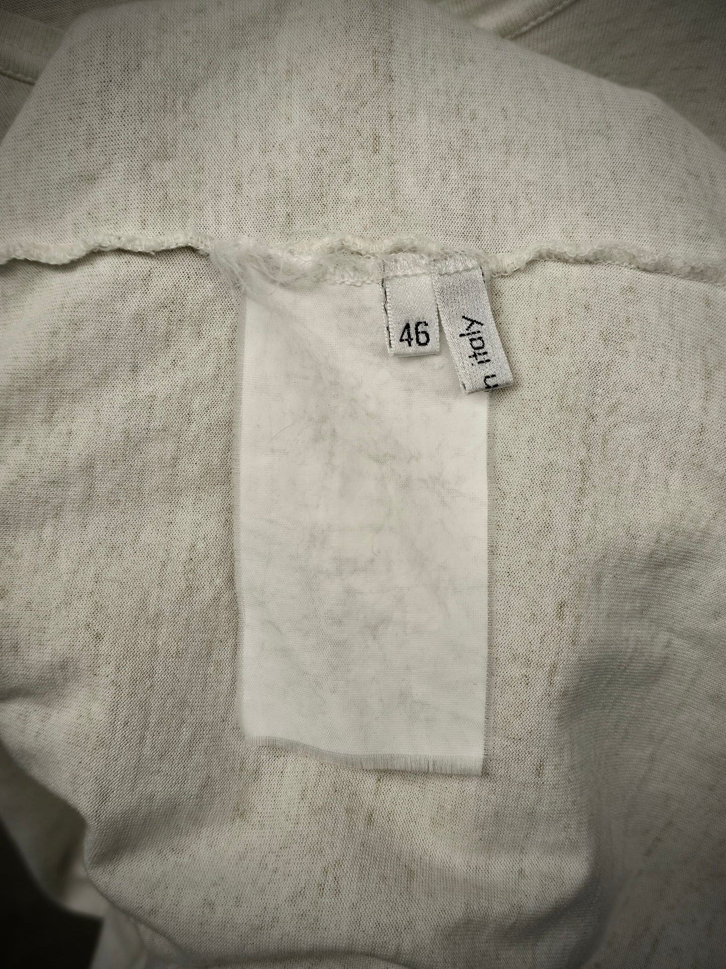 Carol Christian Poell SS05 "Dispossessed" Acid-Treated Flap Tank Top
