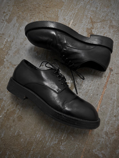 Ann Demeulemeester AW21 'Olivier' Cow Leather Derbies | Archive Fashion Toronto