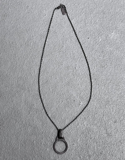 GOTHIC by Yohji Yamamoto 2018 Glass Holder .950 Silver Pendant Necklace