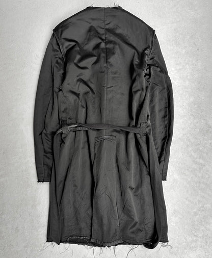 ATTACHMENT by Kazuyuki Kumagai Early 00s 2-in-1 Reversible Frayed Coat