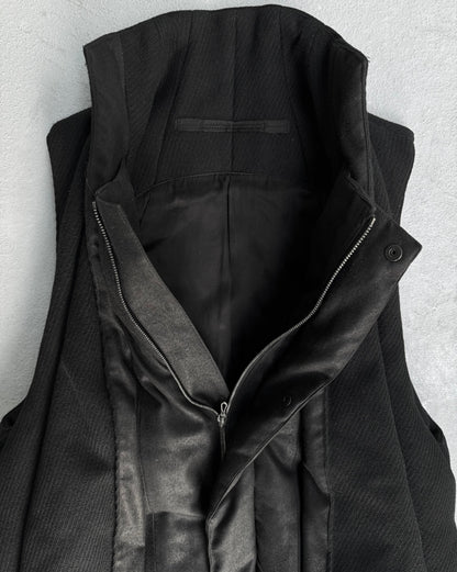 Julius_7 AW14 “Glitch;” Wool Feather Down Vest