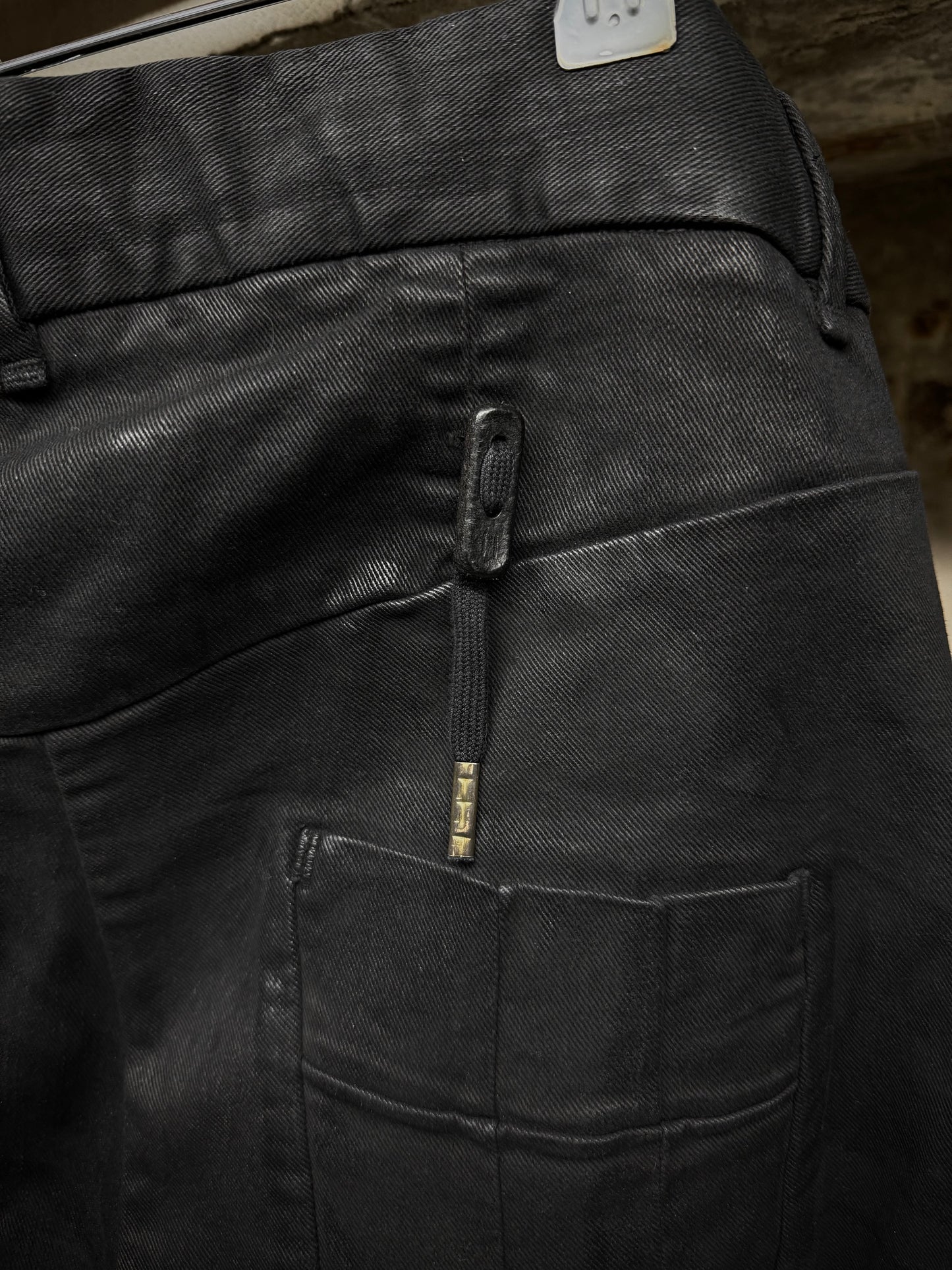 Boris Bidjan Saberi AW24 ‘P13 TF F1939’ Black Light Vinyl Coated Denim