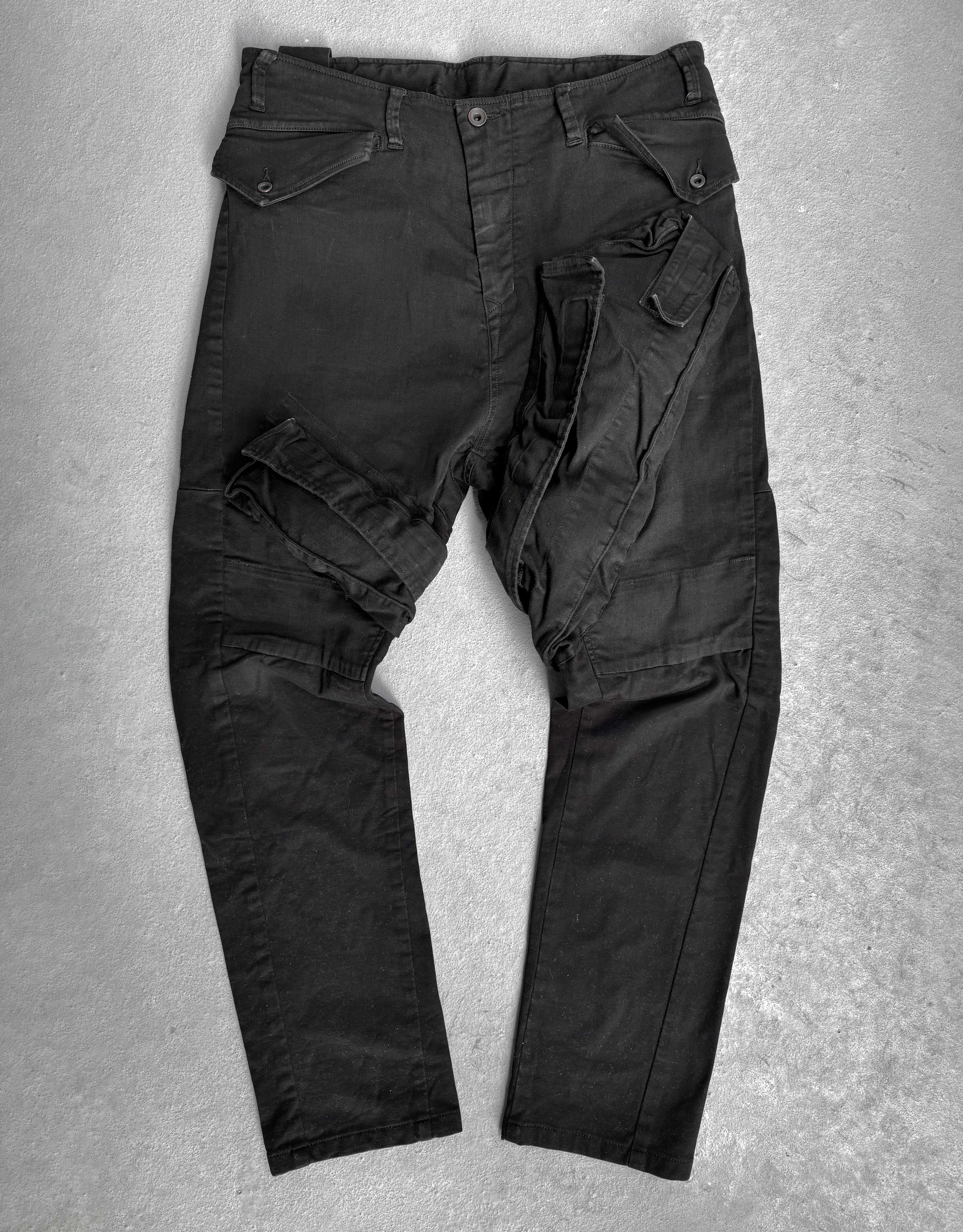 Julius Ss17 Julius SS17 Gas-Mask Denim Cargo Pants | Archive Fashion – DRIEW