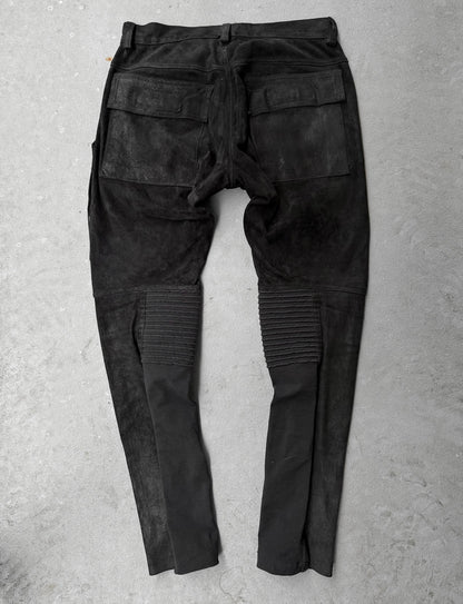Rick Owens DRKSHDW SS15 “FAUN” Blistered Lambskin Leather Memphis Pants