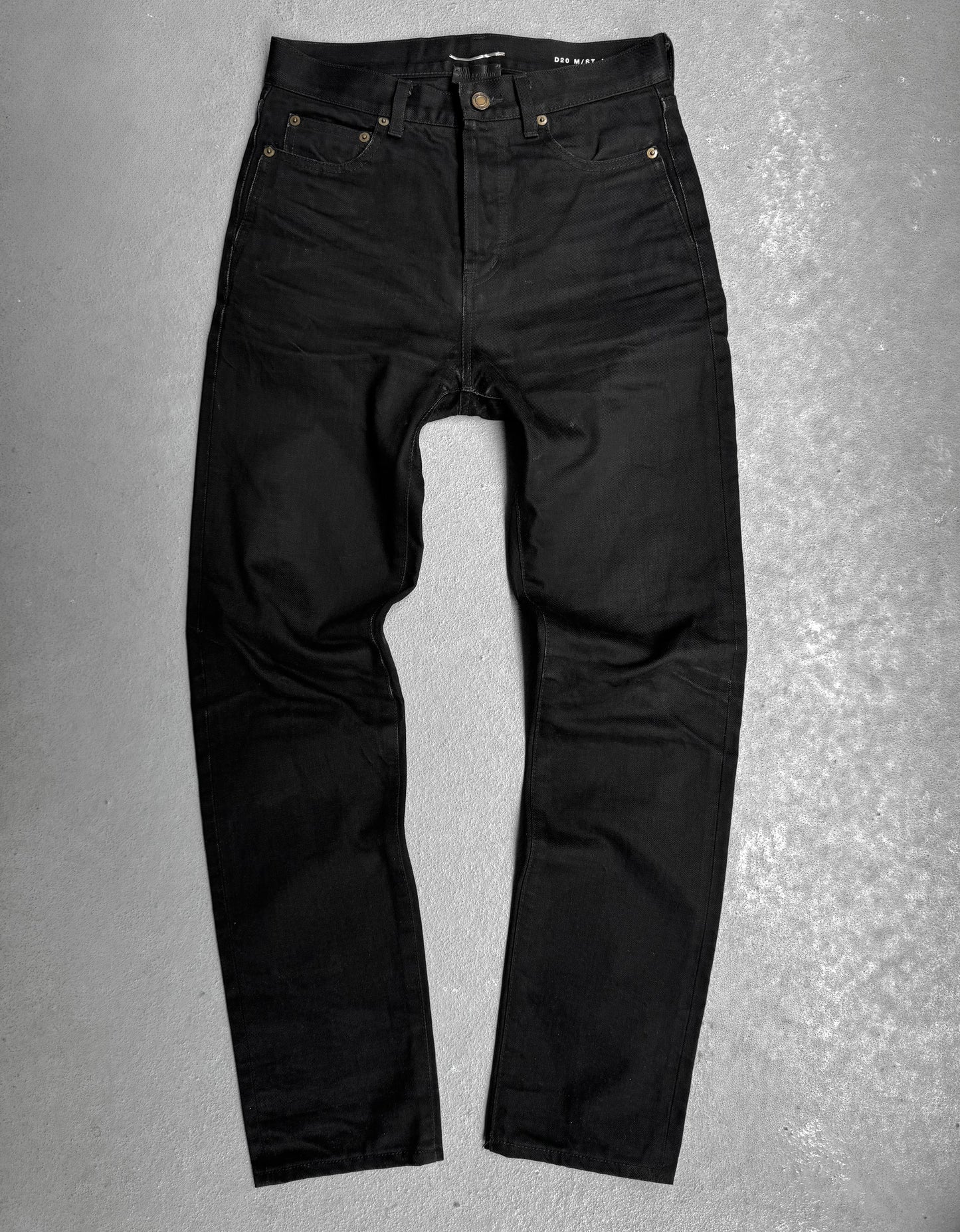 Saint Laurent Paris AW19 'D20' Japanese Selvedge Straight Denim