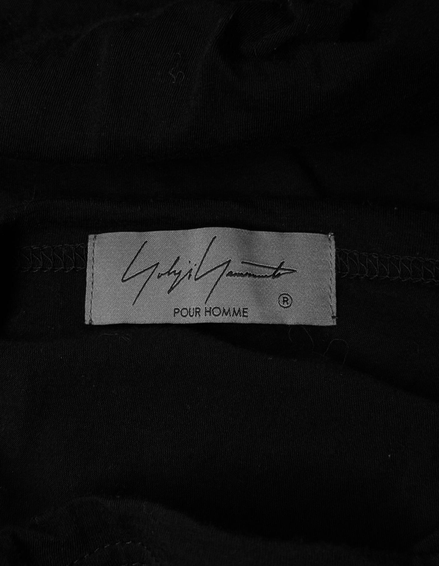 Yohji Yamamoto POUR HOMME SS23 Asymmetric Panel Double Layer T-shirt