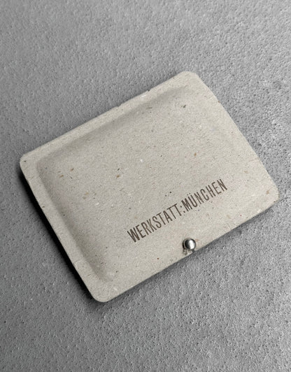 WERKSTATT:MÜNCHEN 'M3851' Faith Love Hope Chocker Silver Necklace