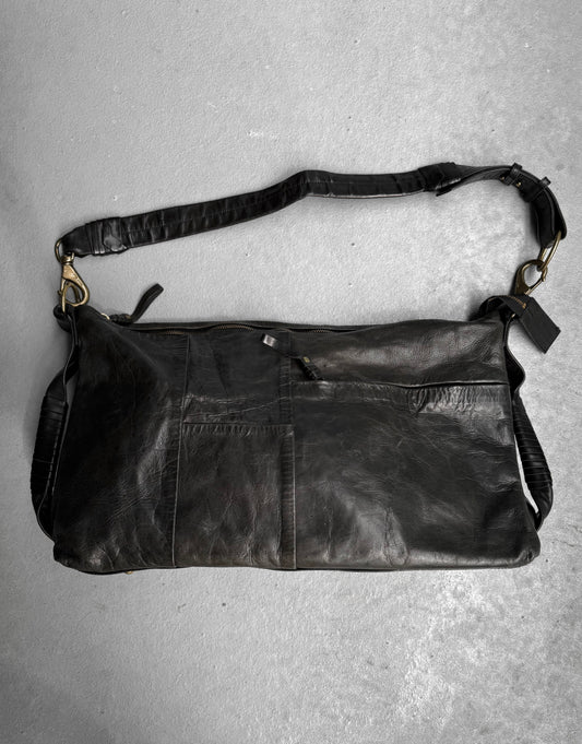 cornelian taurus by daisuke iwanaga ‘Combo Handle’ Horse Leather Boston Bag