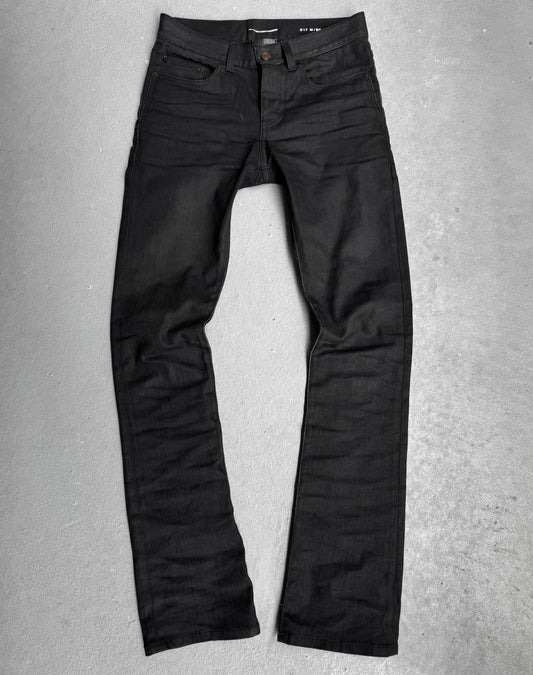 Saint Laurent Paris SS19 ‘D017’ Black Bootcut Flare Denim