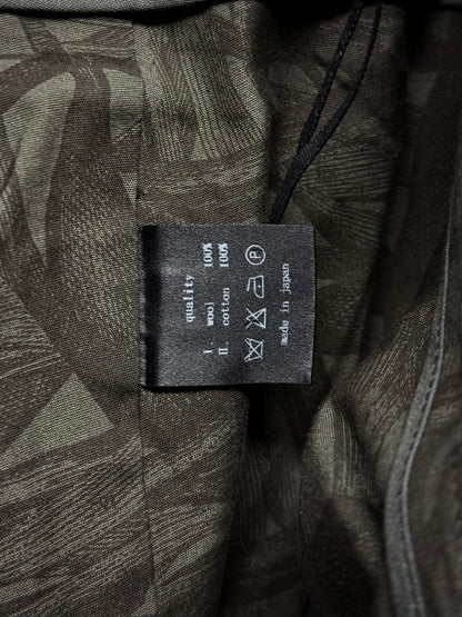 DEVOA DEOVA 2010s Dark Navy Wool J-cut Cargos Pants detail | DRIEW GARMENTS