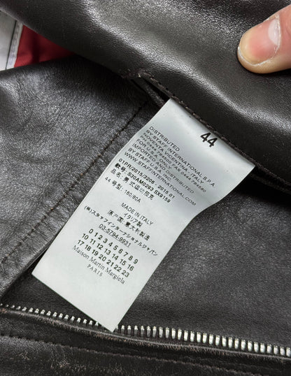 Maison Martin Margiela SS15 Replica ‘1950s Boston’ Leather Perfecto Biker Jacket
