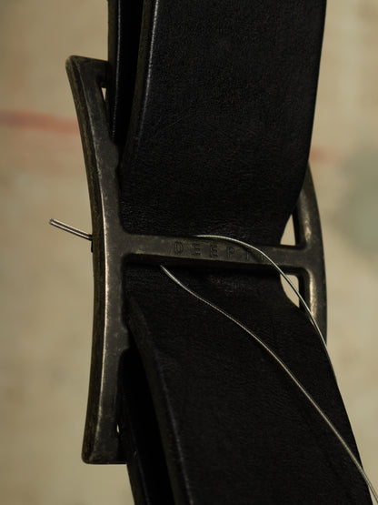 DEEPTI Collection °025-026 'LA–122R LUEL-96L' Reflective Reversible Trigger Bovine Leather Belt