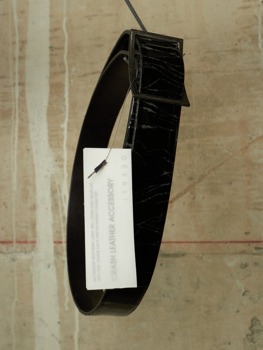 DEEPTI Collection °025 'LA–122X RUEL-99' Crash Bovine Leather Trigger Belt