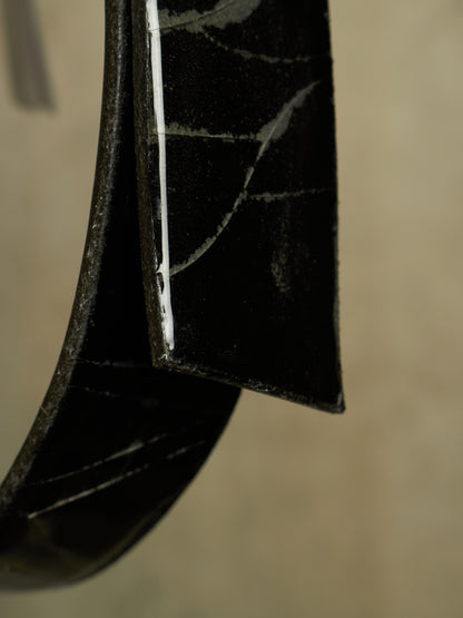 DEEPTI Collection °025 'LA–122X RUEL-99' Crash Bovine Leather Trigger Belt