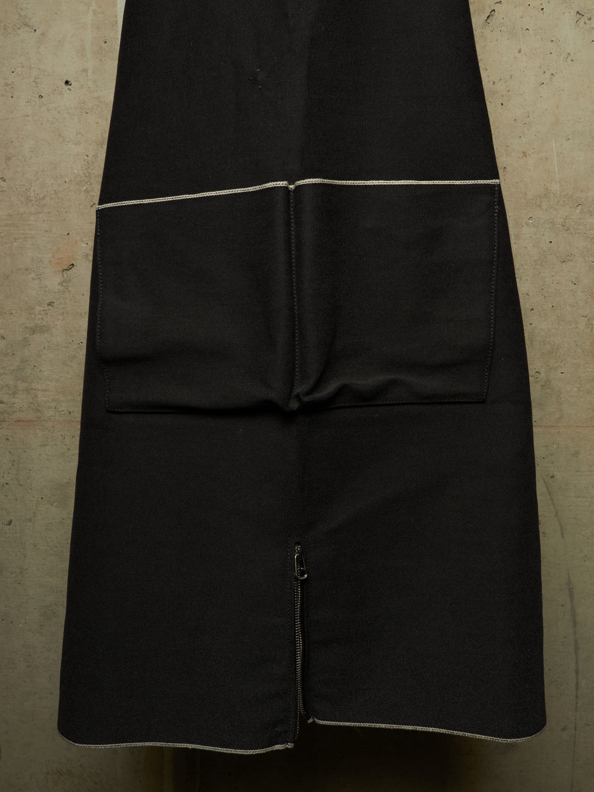 DEEPTI Collection °025-026 'V–154 LAW-96L' Reflective Selvedge Denim Apron Vest