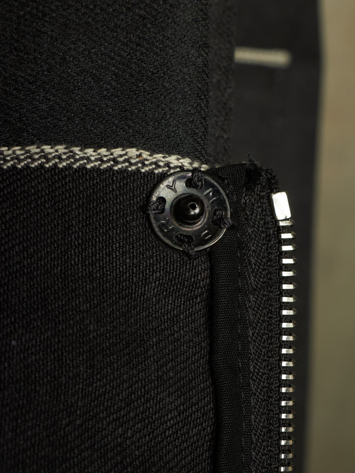 DEEPTI Collection °025-026 'V–154 LAW-96L' Reflective Selvedge Denim Apron Vest