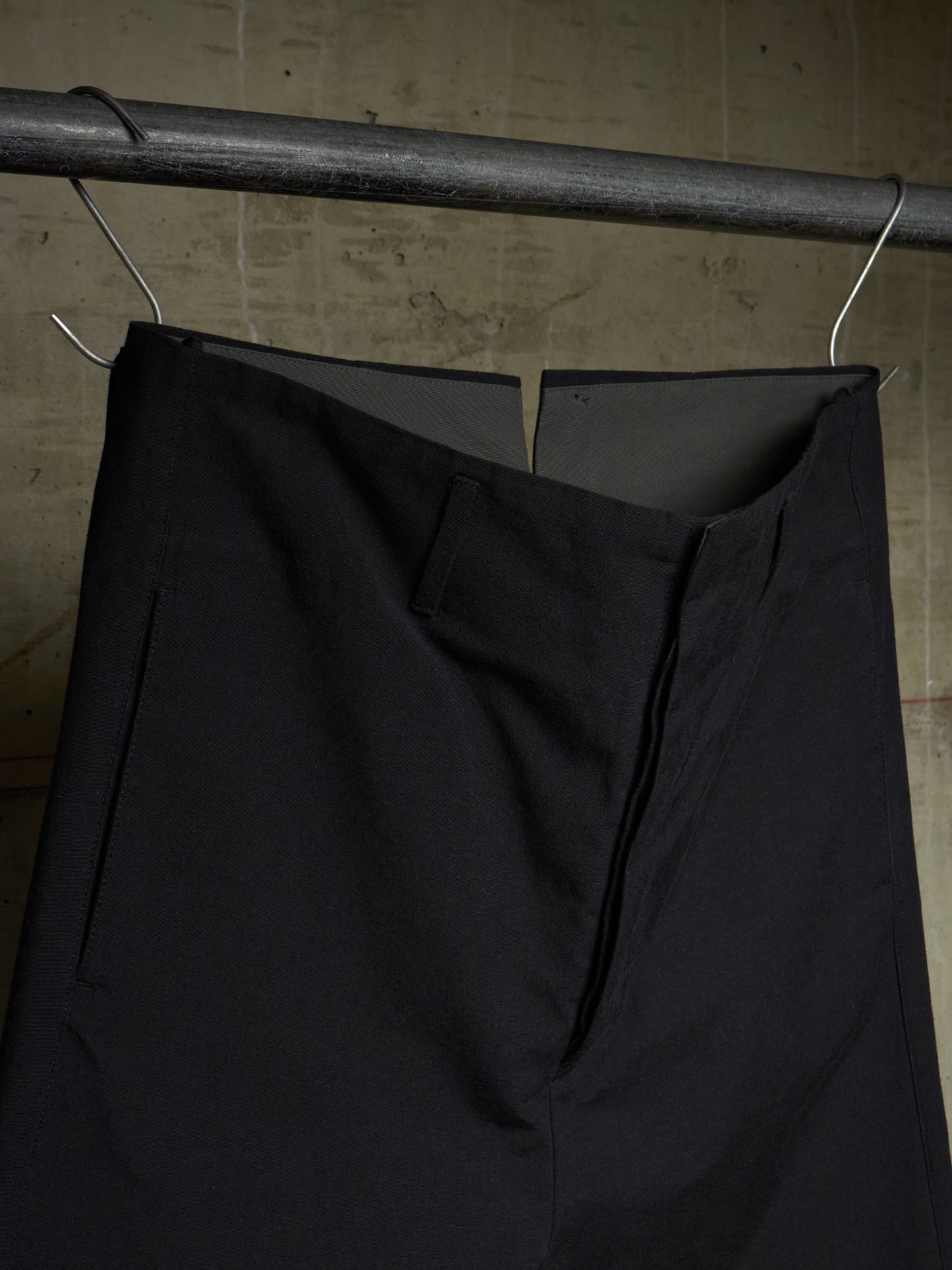 DEEPTI Collection °019-020 'P-037 GRIT 99' Unlined Classic Low Crotch Trousers