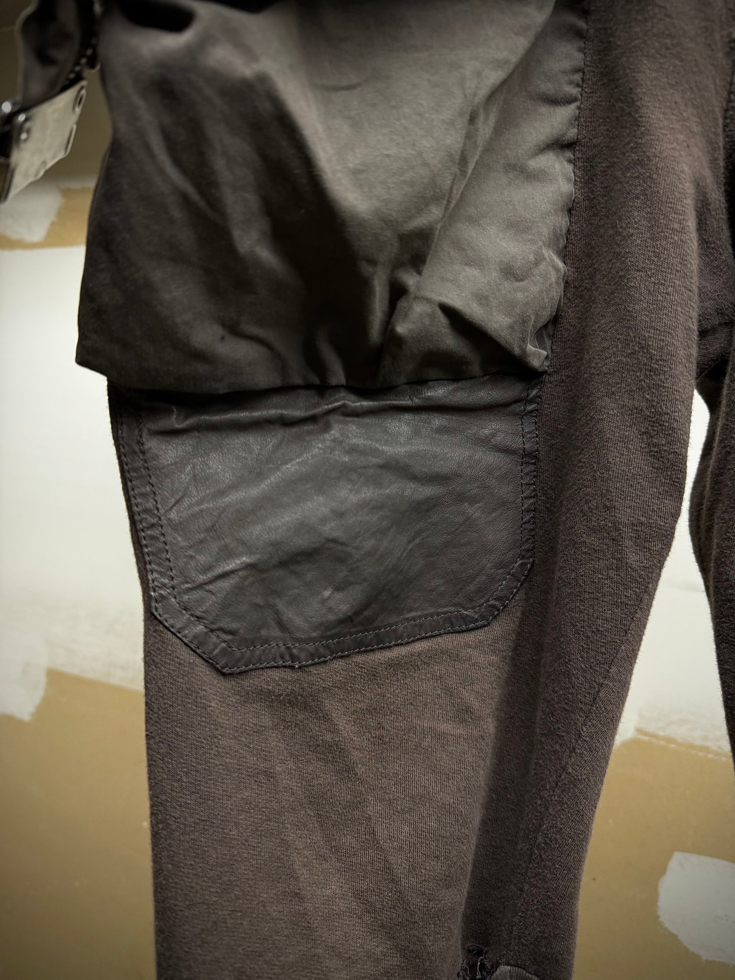 Rick Owens SS04 "CITROEN' Slashed Knee Zipper Cargo Pants detail | DRIEW GARMENTS