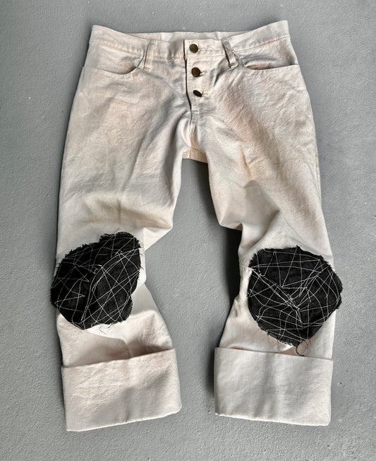 Christopher Nemeth Early 00s Articulated Knee Denim Capris