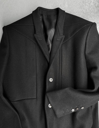 Rick Owens AW22 “STROBE” Heavy Wool ‘Jumbo Tatlin’ Coat