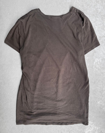 Julius_7 SS08 “Insanity In Industrial Inc” Asymmetrical Graphic T-shirt
