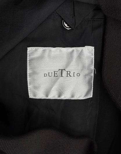 DUETRIO by Issey Miyake Vintage 80s Cropped Wool Bomber Jacket