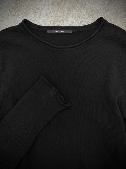 Lumen et Umbra 2010s Merino Wool Multi-Weave Knit Sweater detail | DRIEW GARMENTS
