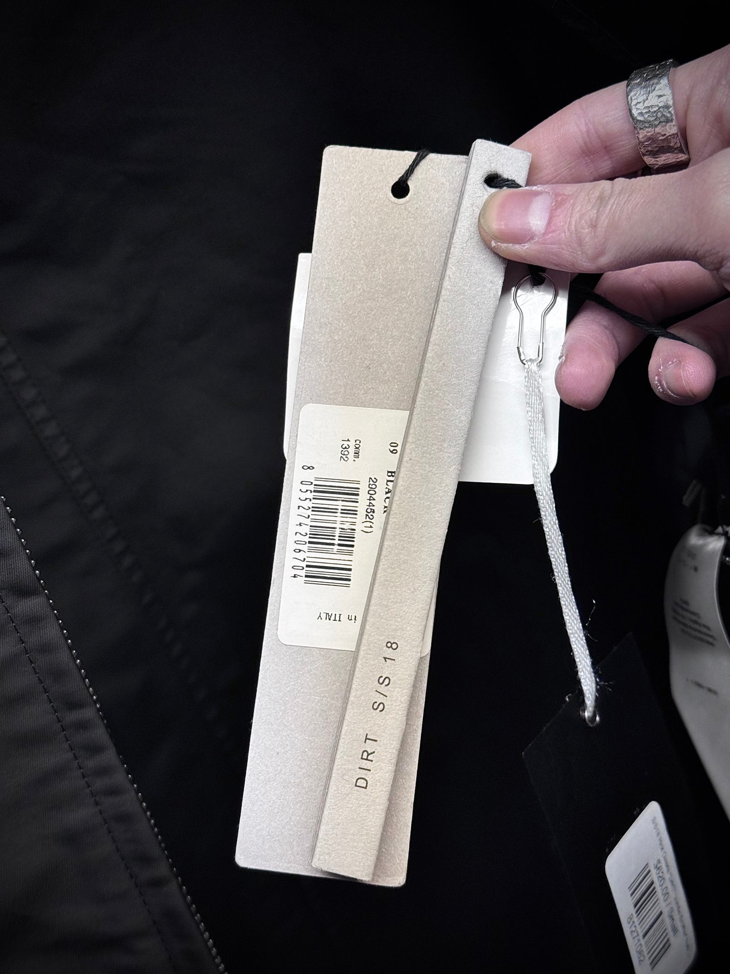 Rick Owens SS18 "DIRT" 'Jumbo Brother' Nylon Jacket detail | DRIEW GARMENTS