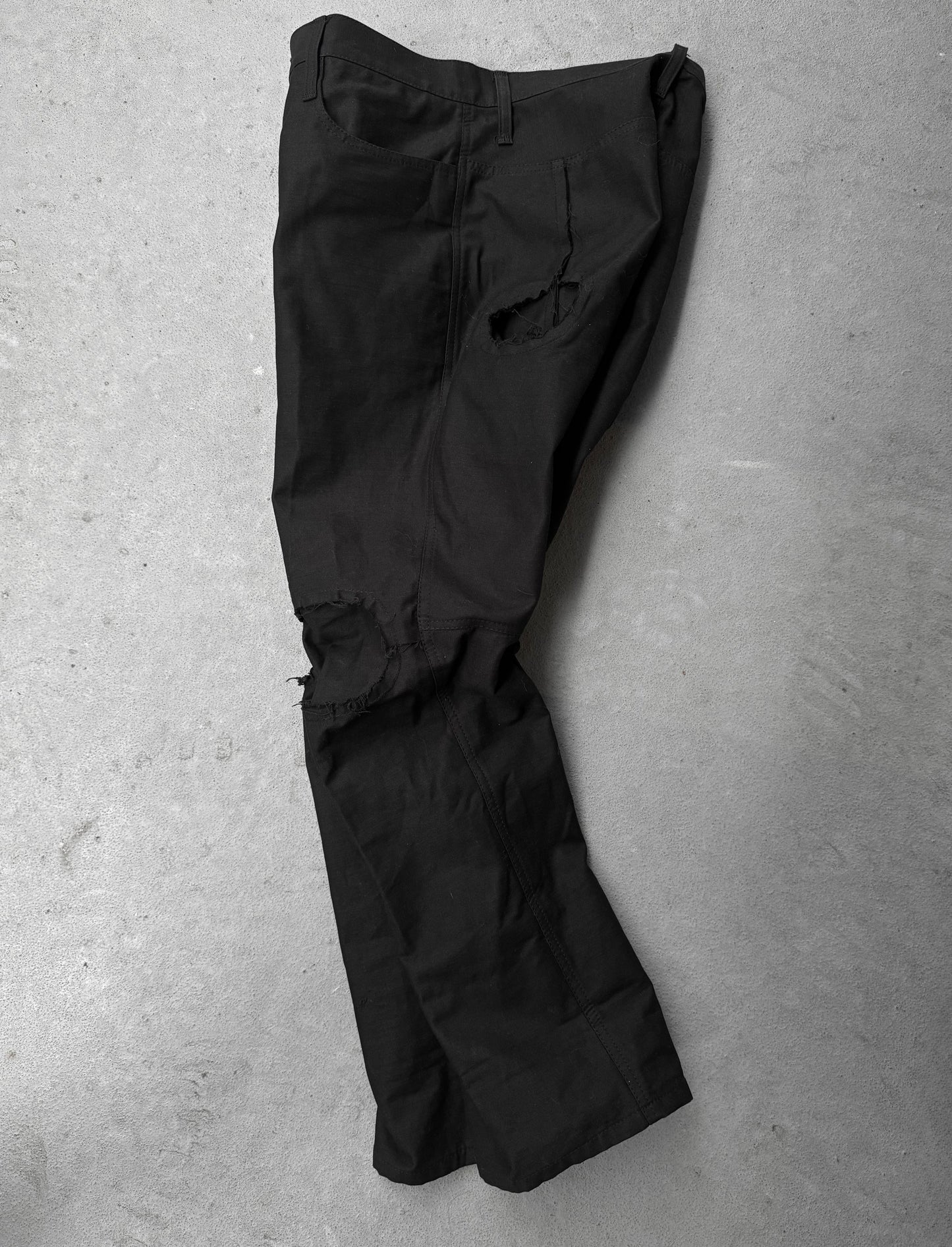 Christopher Nemeth 'NO. 820' 3D Structure Repaired Knee Denim