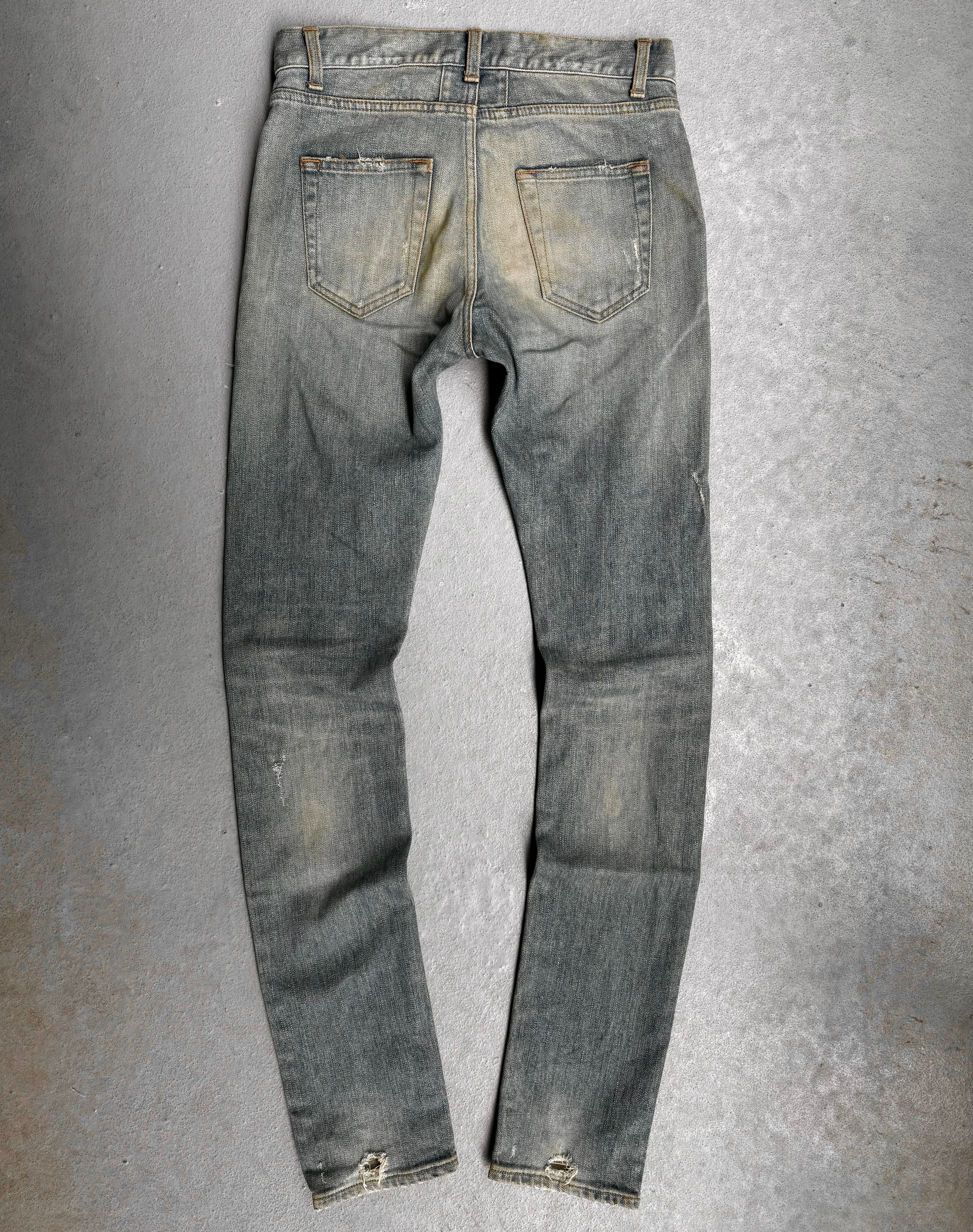 Saint Laurent AW15 D02 Distressed Denim Sz 27 | Toronto – DRIEW