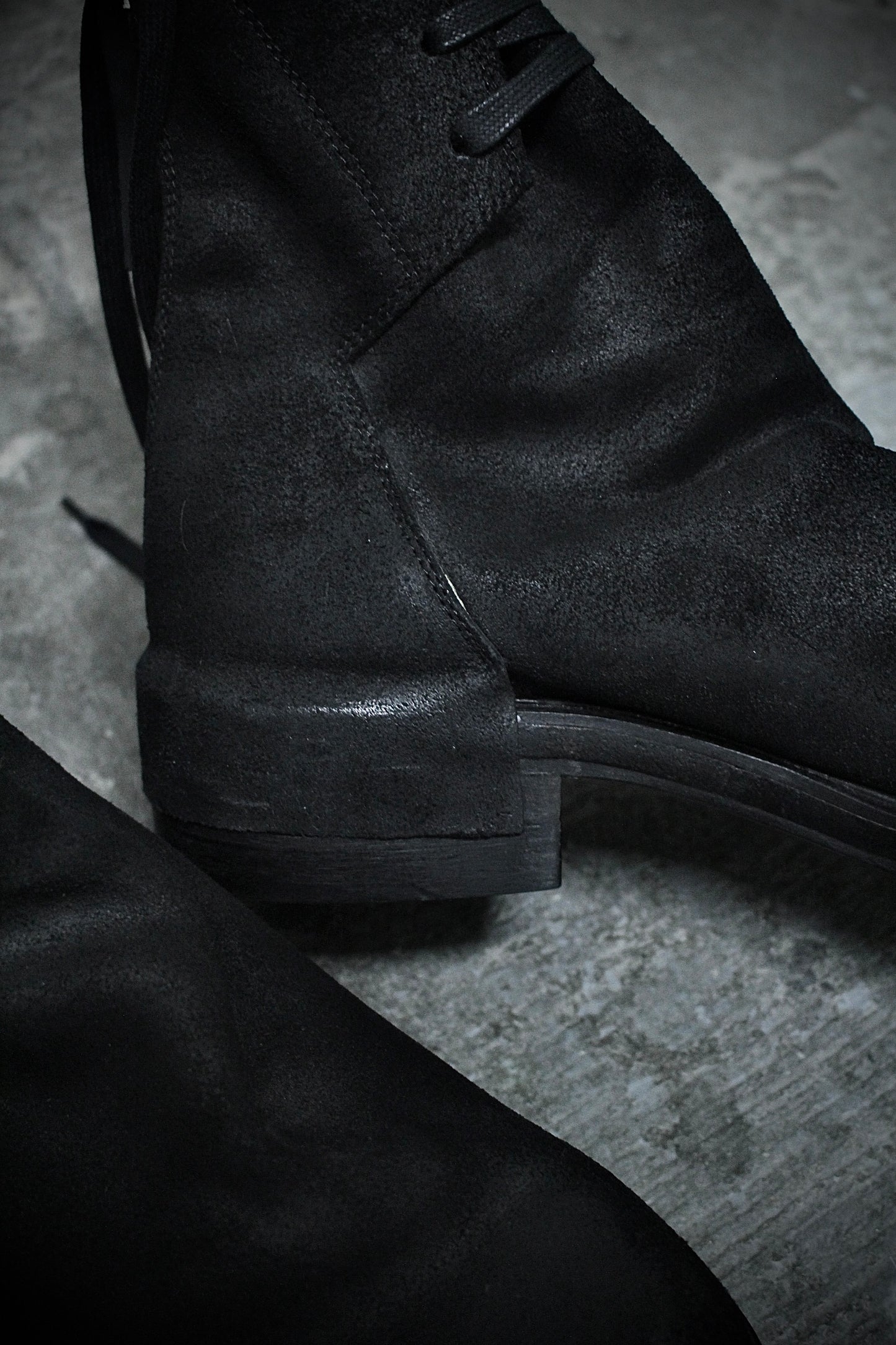 Cinzia Aria CINZIA ARAIA Reverse Cow Leather Back Zip Boots detail | DRIEW GARMENTS