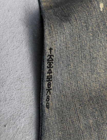 IfSixWasNine Early 00s ‘NO.MUD MAX/SBB 351DK’ Bell-Bottom Flare Denim