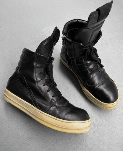 Rick Owens AW15 “SPHINX” Leather Geobasket Sneakers