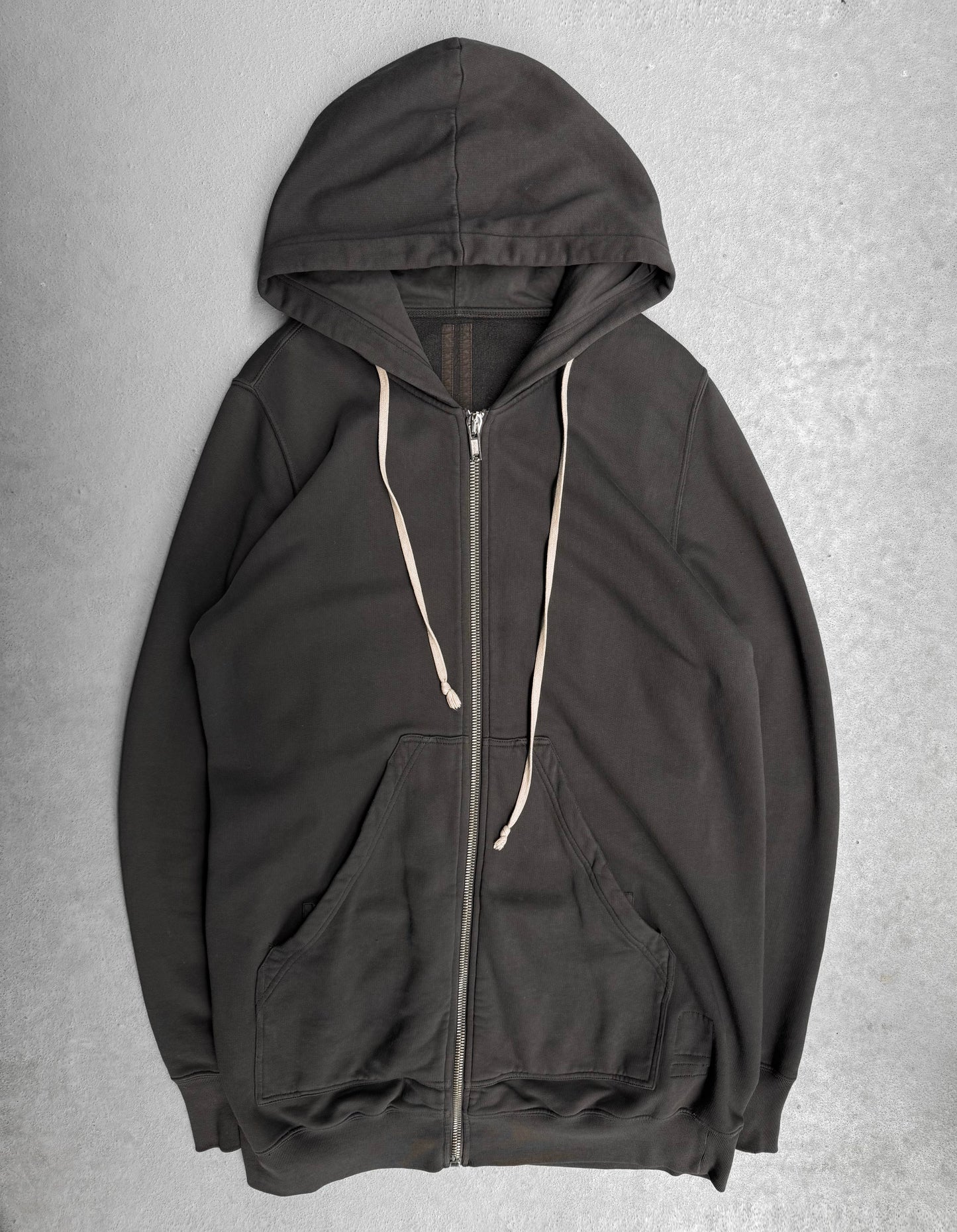 Rick Owens DRKSHDW SS12 “NASKA” Dark Dust Drawstring Hoodie