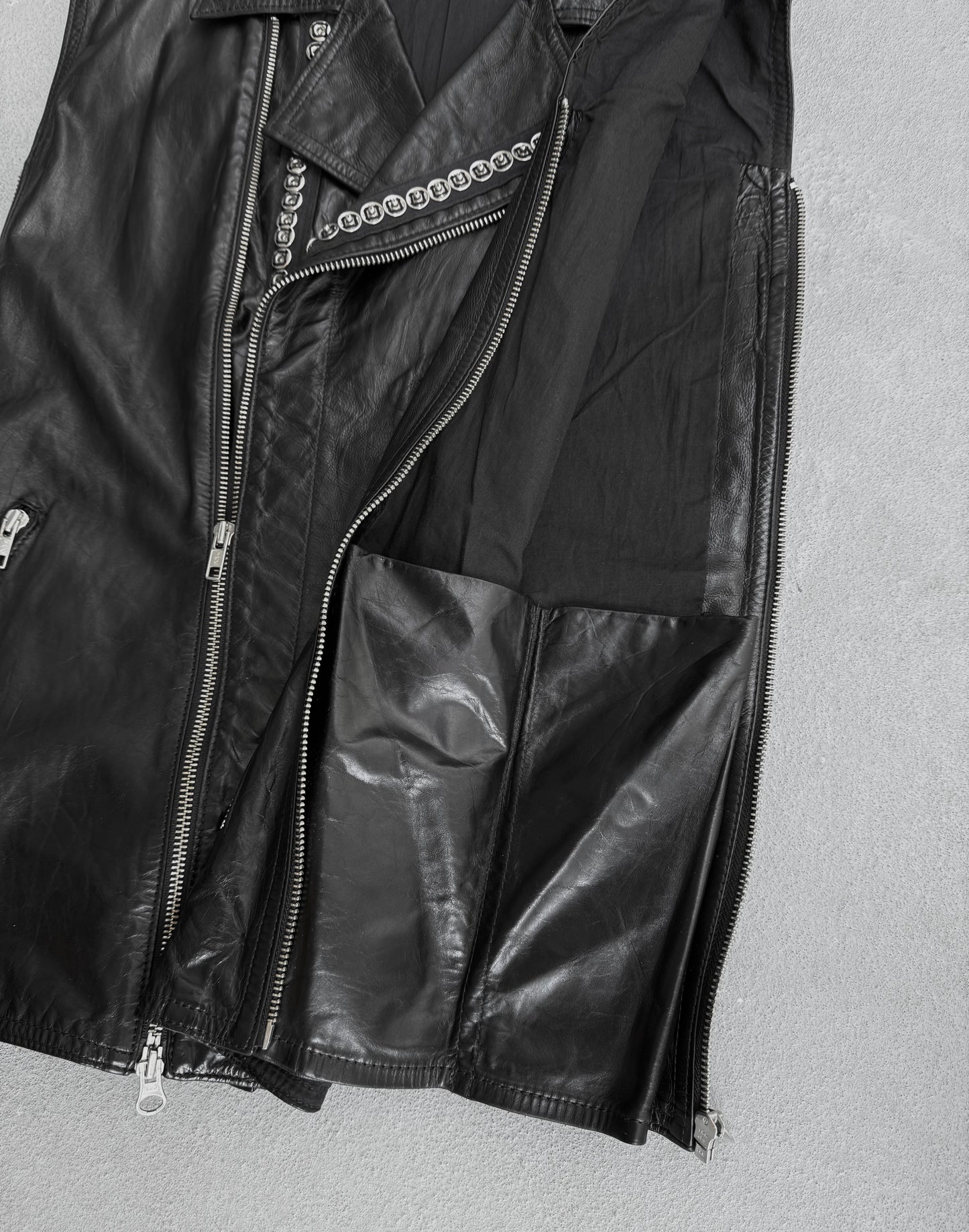 Ann Demeulemeester SS01 Studded Leather Vest
