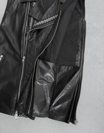 Ann Demeulemeester SS01 Studded Leather Vest