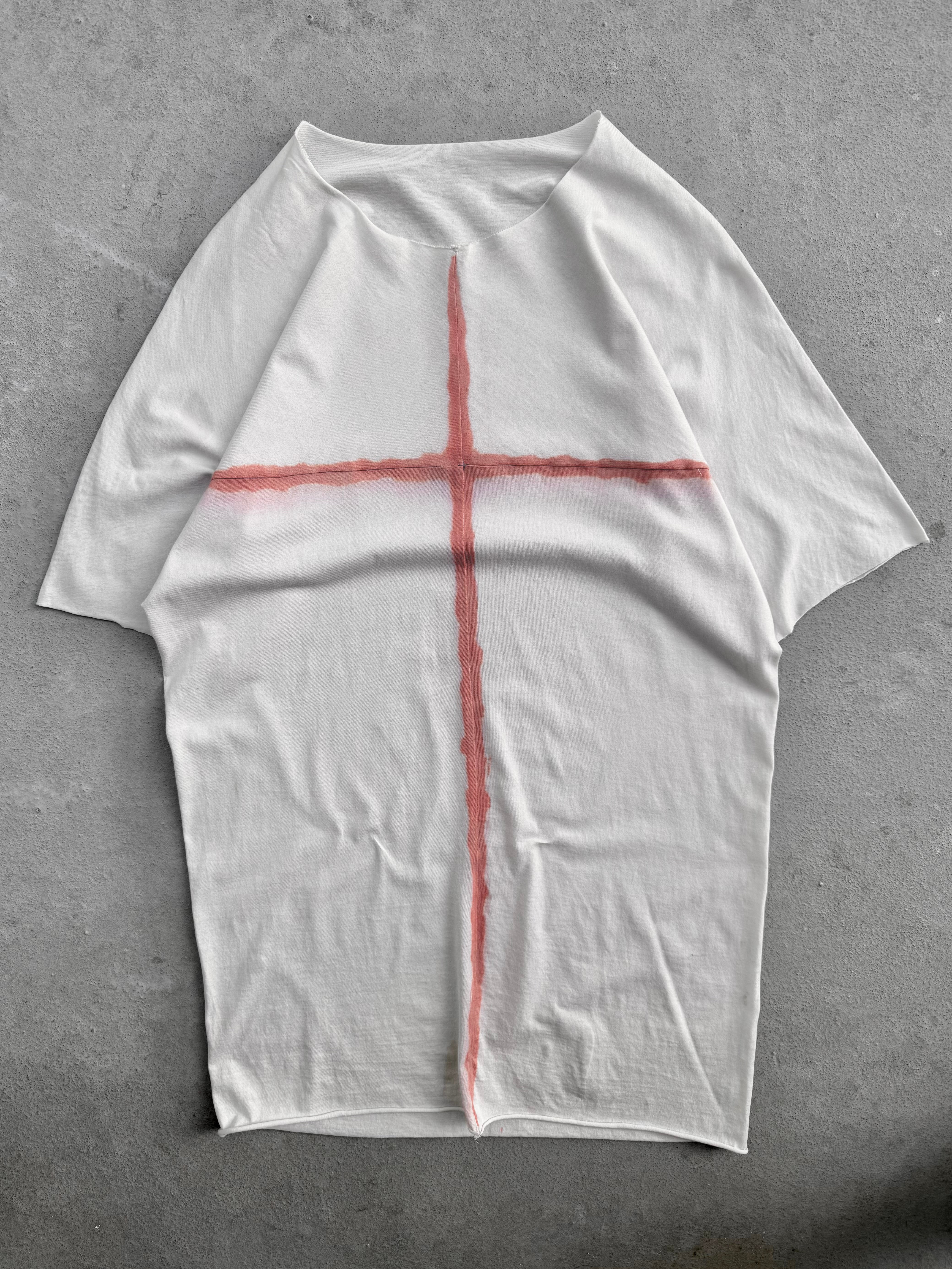 MA+ シャツ エムエークロス　Maurizio Amadei m.a+ Amadei Hand-Painted T-shirt SS19 | Size 46 – DRIEW