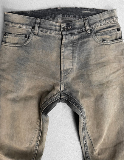 Rick Owens DRKSHDW AW10 “GLEAM” Mineral Wash ‘Torrence Cut’ Selvedge Denim