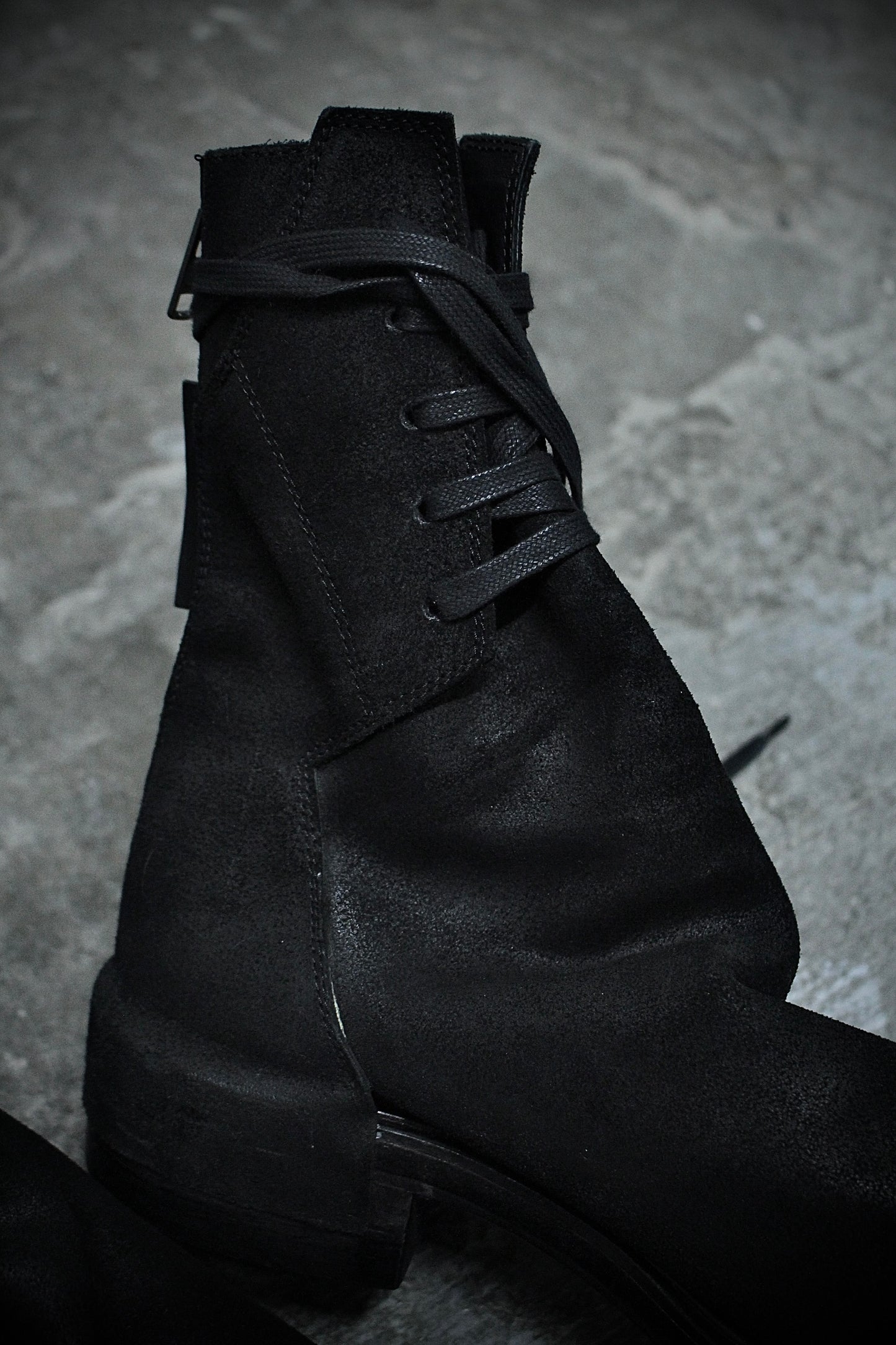 Cinzia Aria CINZIA ARAIA Reverse Cow Leather Back Zip Boots detail | DRIEW GARMENTS