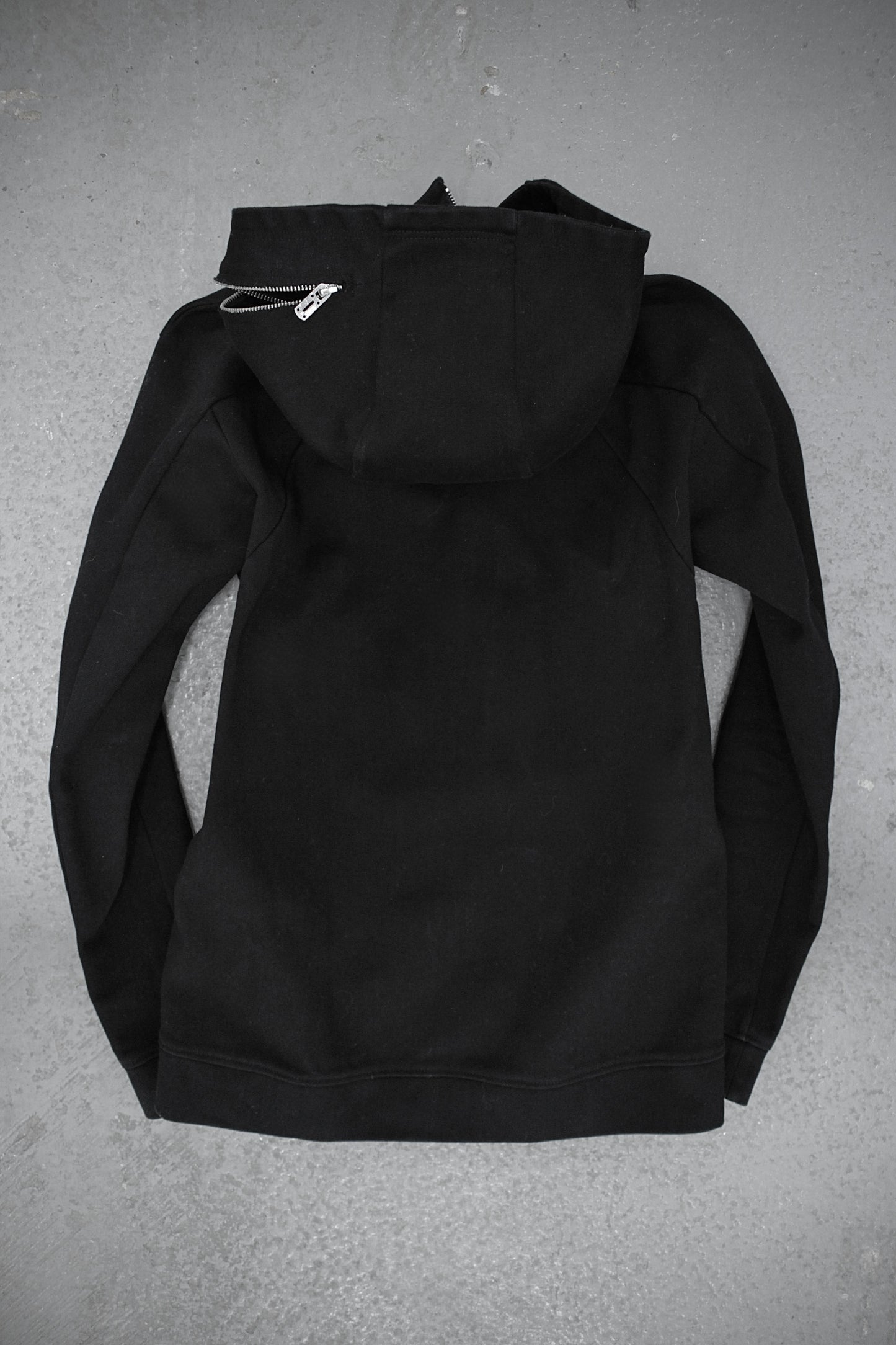 D.HYGEN AW18-19 Heavy Cotton Jersey Expandable Zip Hoodie detail | DRIEW GARMENTS