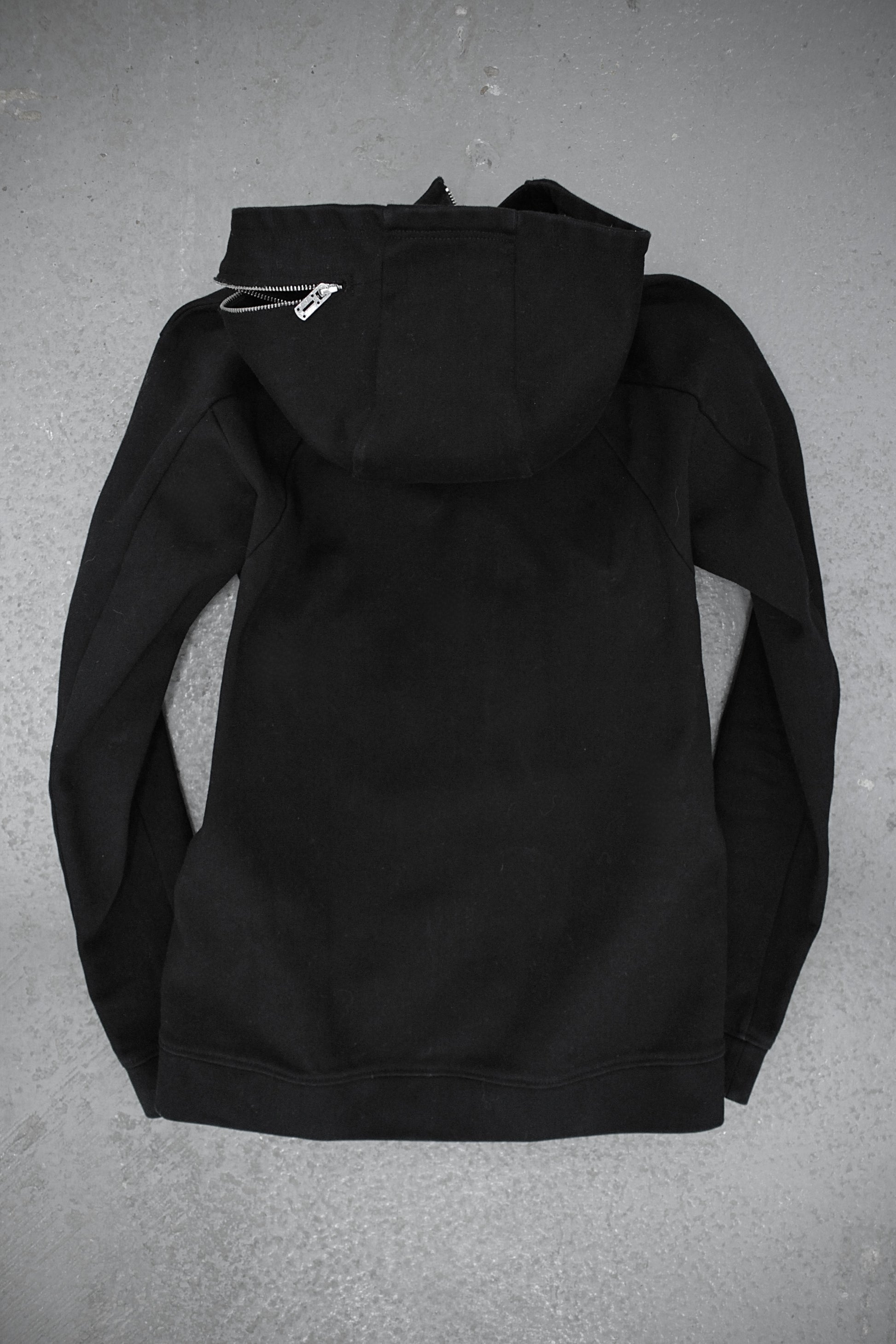 D.HYGEN AW18-19 Heavy Cotton Jersey Expandable Zip Hoodie detail | DRIEW GARMENTS
