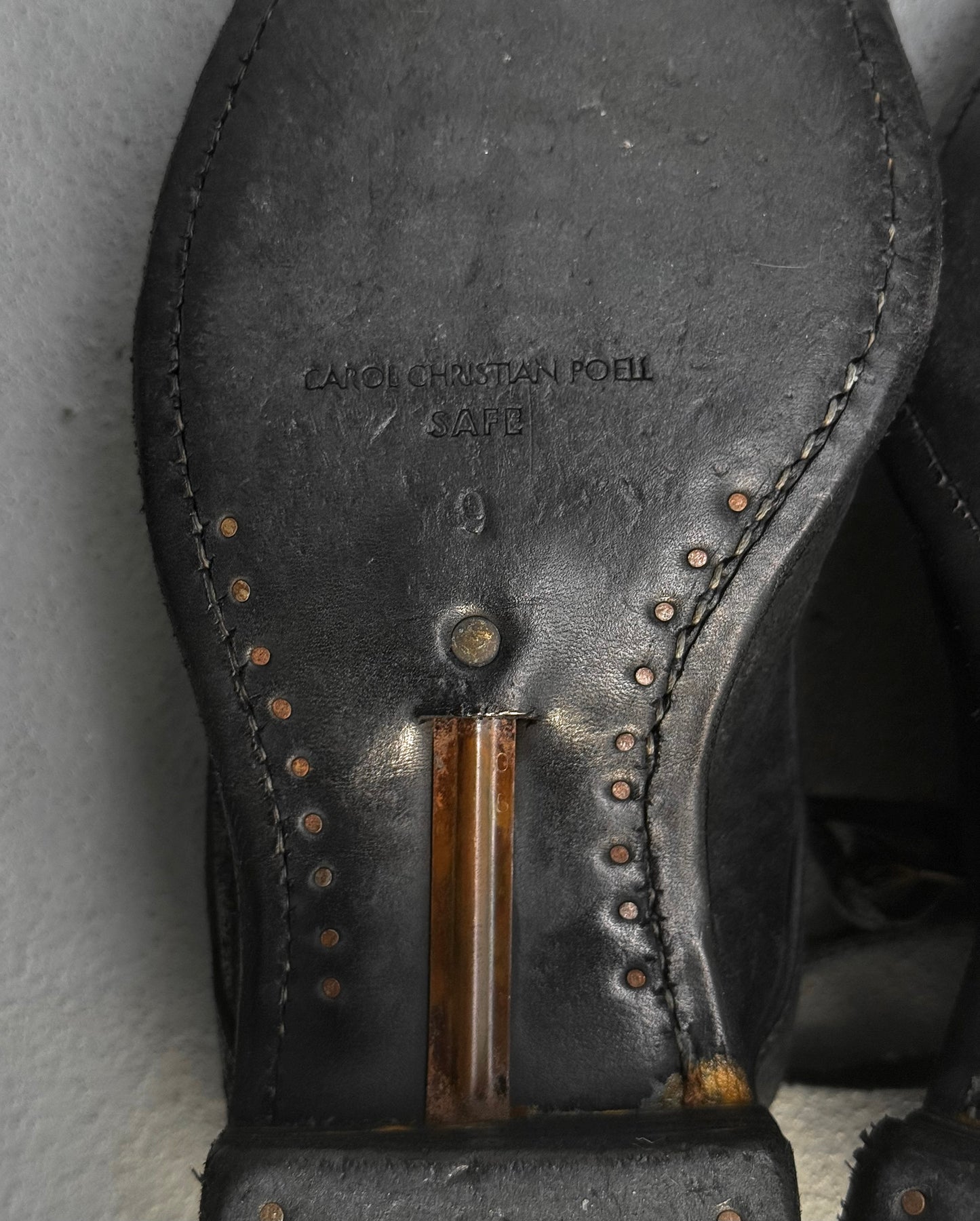 Carol Christian Poell 'AM/2600L CUBS-PTC/010' Object-dyed Horse Cordovan Leather Derbies