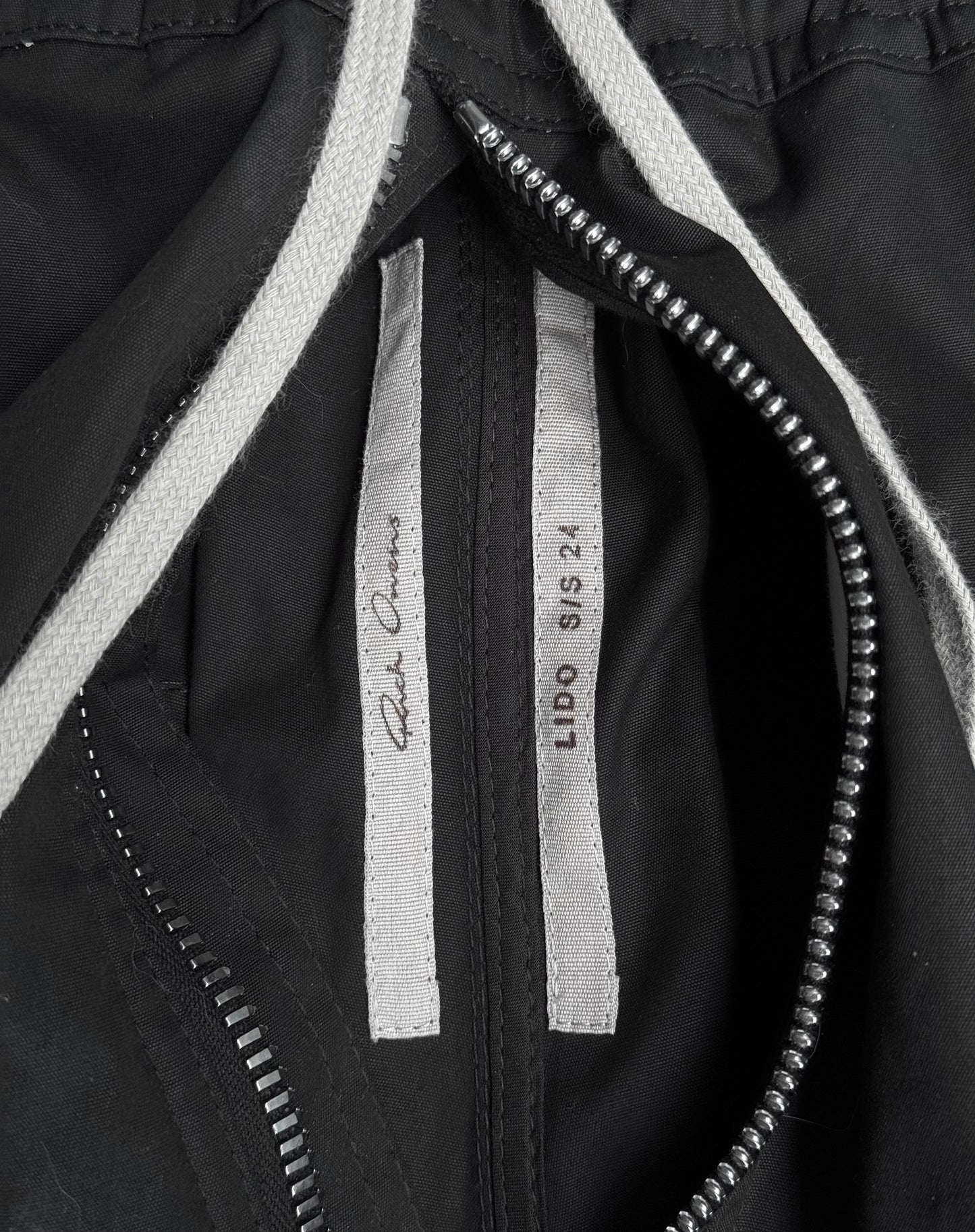 Rick Owens SS24 “LIDO” Cropped Bauhaus Cargo Pants