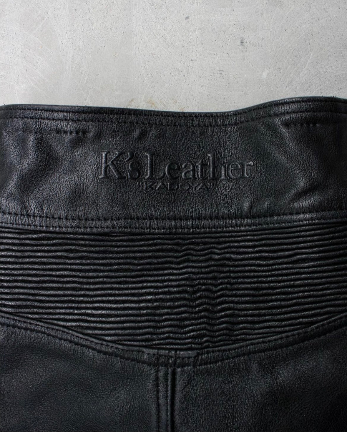 Kadoya K’s Leather 00s Goatskin Padded Motorcycle Pants