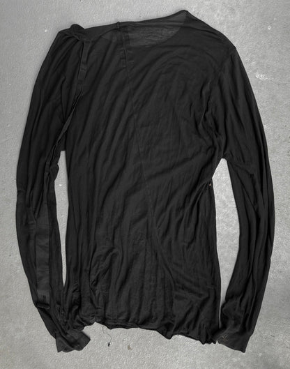 Rick Owens DRKSHDW AW12 "MOUNTAIN" Sheer Pentagram Long-sleeves